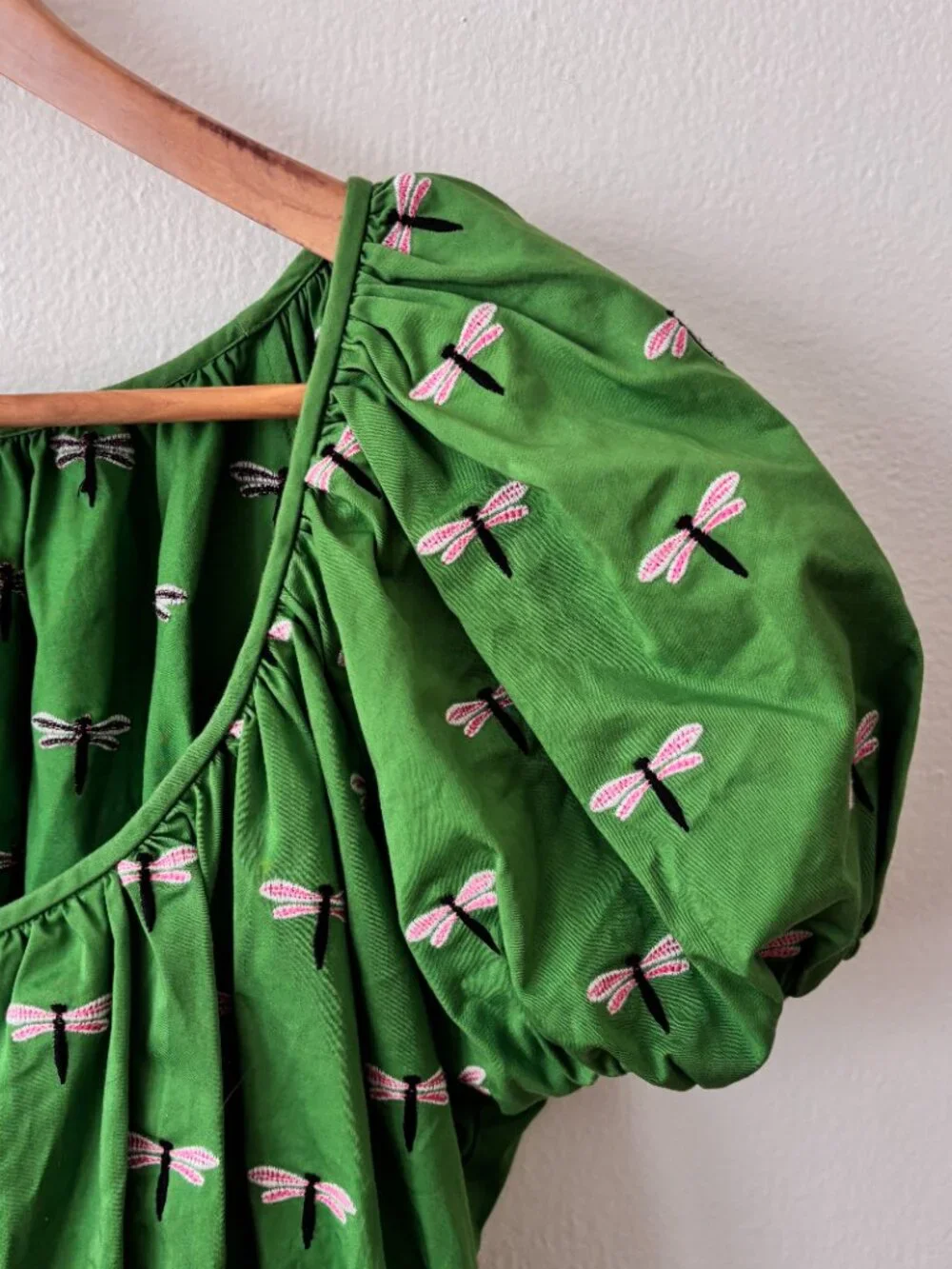 Kate Spade Dragonfly Riviera Midi Dress in Green